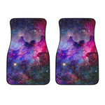 Colorful Nebula Galaxy Space Print Front Car Floor Mats