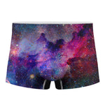 Colorful Nebula Galaxy Space Print Men's Boxer Briefs