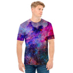 Colorful Nebula Galaxy Space Print Men's T-Shirt