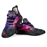 Colorful Nebula Galaxy Space Print Mesh Knit Shoes GearFrost