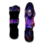 Colorful Nebula Galaxy Space Print Muay Thai Shin Guard