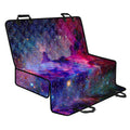 Colorful Nebula Galaxy Space Print Pet Car Back Seat Cover
