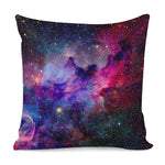 Colorful Nebula Galaxy Space Print Pillow Cover