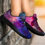 Colorful Nebula Galaxy Space Print Sport Shoes GearFrost