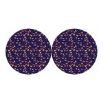 Colorful Origami Bird Pattern Print Car Coasters