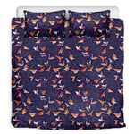 Colorful Origami Bird Pattern Print Duvet Cover Bedding Set