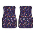 Colorful Origami Bird Pattern Print Front Car Floor Mats