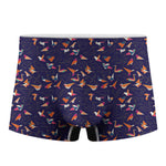 Colorful Origami Bird Pattern Print Men's Boxer Briefs