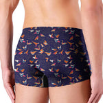 Colorful Origami Bird Pattern Print Men's Boxer Briefs