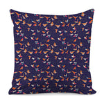 Colorful Origami Bird Pattern Print Pillow Cover