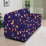 Colorful Origami Bird Pattern Print Sofa Cover