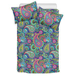 Colorful Paisley Pattern Print Duvet Cover Bedding Set