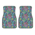 Colorful Paisley Pattern Print Front Car Floor Mats
