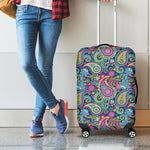 Colorful Paisley Pattern Print Luggage Cover
