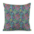 Colorful Paisley Pattern Print Pillow Cover