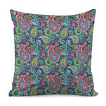 Colorful Paisley Pattern Print Pillow Cover