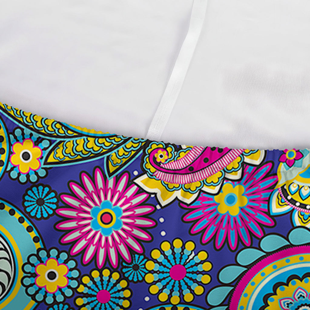 Colorful Paisley Pattern Print Sofa Cover
