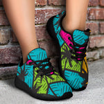 Colorful Palm Tree Pattern Print Sport Shoes GearFrost