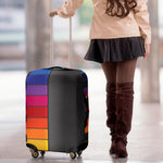 Colorful Piano Keyboard Print Luggage Cover