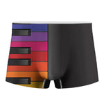 Colorful Piano Keyboard Print Men's Boxer Briefs