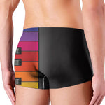 Colorful Piano Keyboard Print Men's Boxer Briefs