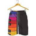 Colorful Piano Keyboard Print Men's Shorts