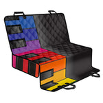 Colorful Piano Keyboard Print Pet Car Back Seat Cover