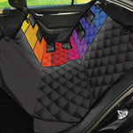 Colorful Piano Keyboard Print Pet Car Back Seat Cover