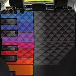Colorful Piano Keyboard Print Pet Car Back Seat Cover