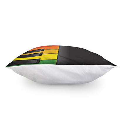 Colorful Piano Keyboard Print Pillow Cover