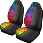 Colorful Piano Keyboard Print Universal Fit Car Seat Covers