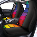 Colorful Piano Keyboard Print Universal Fit Car Seat Covers
