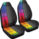Colorful Piano Keyboard Print Universal Fit Car Seat Covers