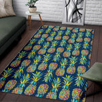 Colorful Pineapple Pattern Print Area Rug GearFrost