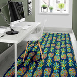 Colorful Pineapple Pattern Print Area Rug GearFrost