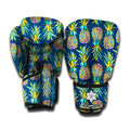 Colorful Pineapple Pattern Print Boxing Gloves