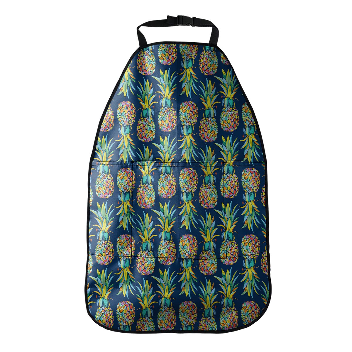Colorful Pineapple Pattern Print Car Seat Organizers