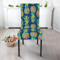 Colorful Pineapple Pattern Print Dining Chair Slipcover