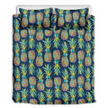 Colorful Pineapple Pattern Print Duvet Cover Bedding Set