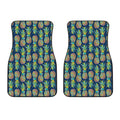 Colorful Pineapple Pattern Print Front Car Floor Mats