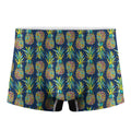 Colorful Pineapple Pattern Print Men's Boxer Briefs
