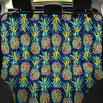 Colorful Pineapple Pattern Print Pet Car Back Seat Cover