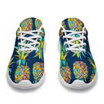 Colorful Pineapple Pattern Print Sport Shoes GearFrost