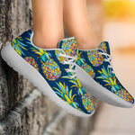 Colorful Pineapple Pattern Print Sport Shoes GearFrost