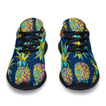 Colorful Pineapple Pattern Print Sport Shoes GearFrost