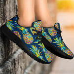 Colorful Pineapple Pattern Print Sport Shoes GearFrost