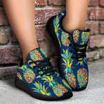 Colorful Pineapple Pattern Print Sport Shoes GearFrost