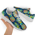 Colorful Pineapple Pattern Print Sport Shoes GearFrost