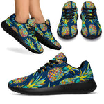 Colorful Pineapple Pattern Print Sport Shoes GearFrost