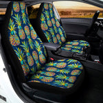 Colorful Pineapple Pattern Print Universal Fit Car Seat Covers